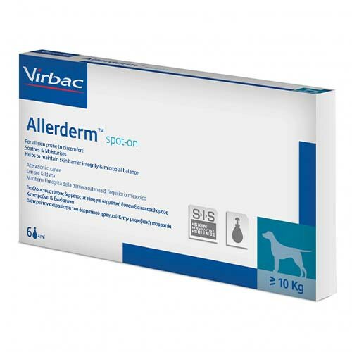 Allerderm SpotOn Cani Superiori ai 10kg 6 Pipette 4ml