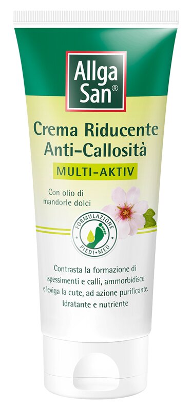 Allgasan crema riducente anticallosita' olio mandorle 100 ml