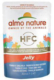 Almo nature classic jelly tonno/sogliola 55g