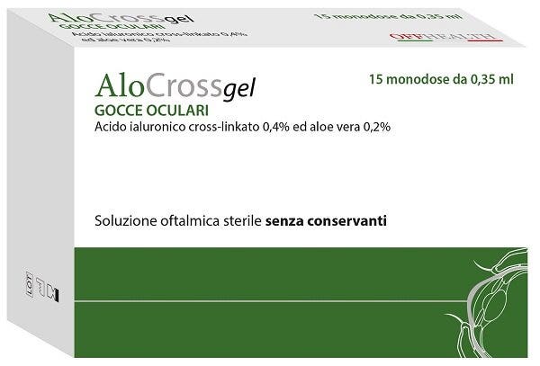 Alocrossgel soluzione oftalmica 15 monodose da 0,35ml