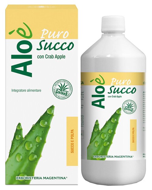 Aloe' aloe succo e polpa bio 1 litro