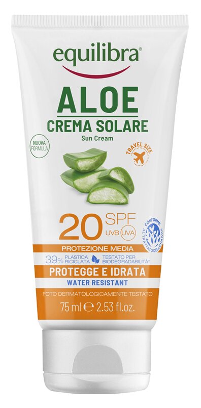 Aloe crema solare spf20 minitaglia 100 g