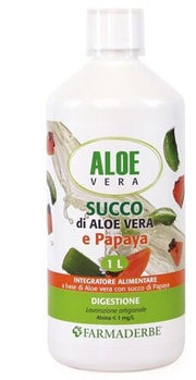 Aloe vera succo di aloe vera e papaya 1 litro