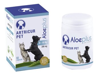 Aloeplus artricur pet cani/gatti 0-11 kg 12 g 60 capsule
