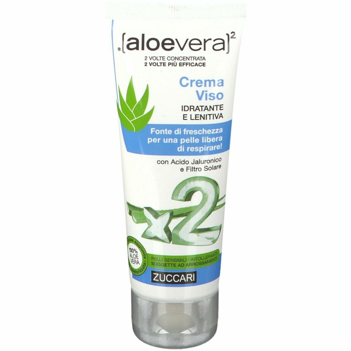 Aloevera2 crema viso idratante e lenitiva