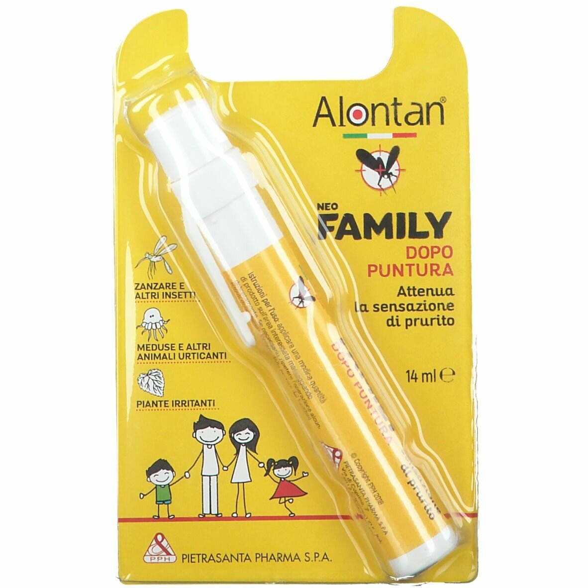 Alontan dopo puntura ammoniaca 14 ml