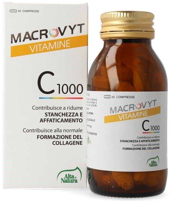 Alta natura macrovyt vitamina c fast slow 60 compresse