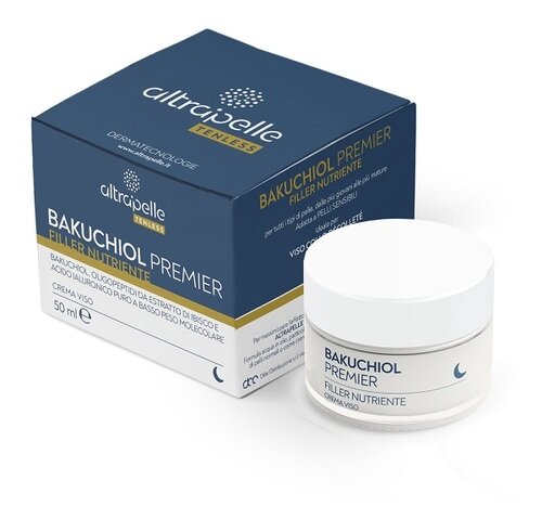 Altrapelle tenless crema viso notte bakuchiol premier filler nutriente 50 ml