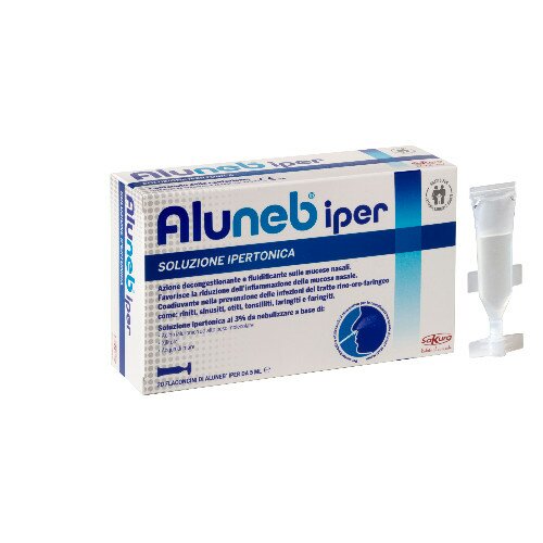 Aluneb Iper Soluzione Ipertonica da Nebulizzare 20 flaconcini 