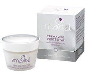Amavital pelli sensibili e con tendenza a couperose crema viso protettiva 50 ml