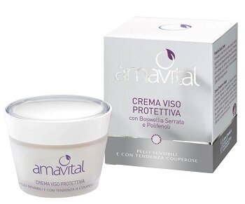 Amavital pelli sensibili e con tendenza a couperose crema viso protettiva 50 ml