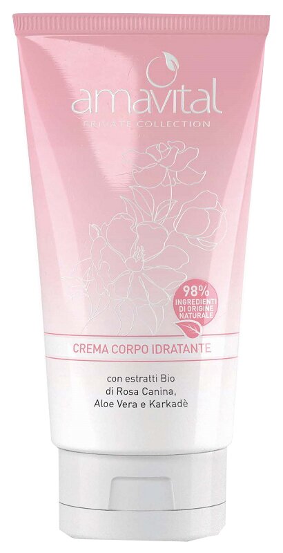 Amavital private collection crema corpo idratante rosa canina&karkade' 150 ml