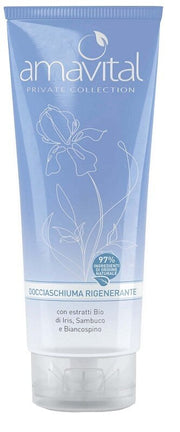Amavital private collection docciaschiuma rigenerante iris&sambuco 200 ml
