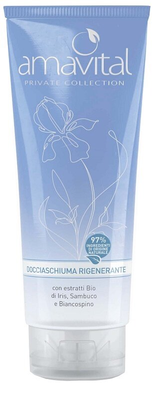 Amavital private collection docciaschiuma rigenerante iris&sambuco 200 ml