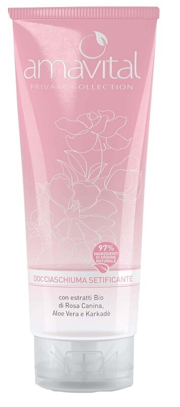 Amavital private collection docciaschiuma setificante rosa canina&karkade' 200 ml