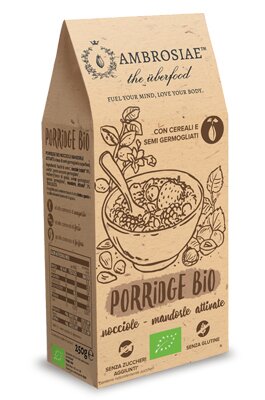 Ambrosiae porridge bio nocciole mandorle attivate 250 g