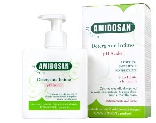 Amidosan ii natura detergente intimo ph acido 250 ml