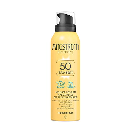 Angstrom Kids Mousse Solare Bambini SPF50 150 ml