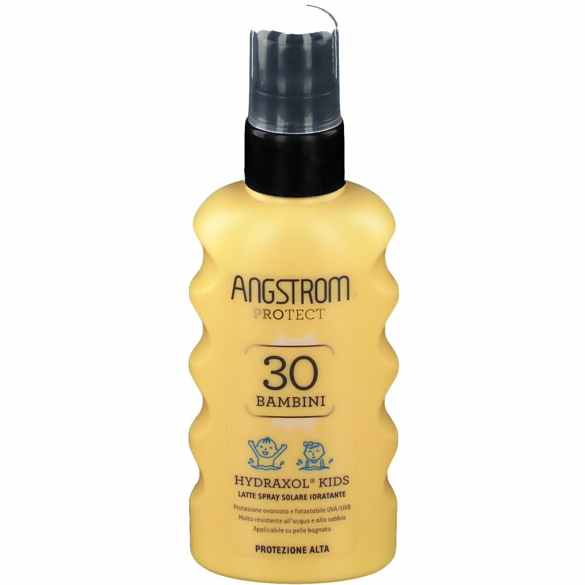 Angstrom protect hydraxol kids latte spray solare protezione30 175 ml