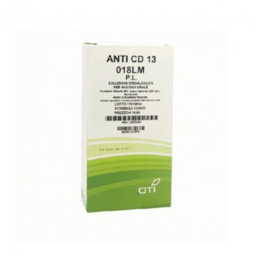 Anti cd 13 018 lm potenziata liquida 20 fiale 2 ml soluzioneidroalcolica per mucosa orale