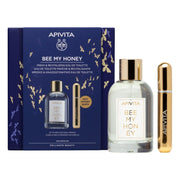 Apivita bee my honey edt rivitalizzante 100ml con spray ricaricabile 8ml