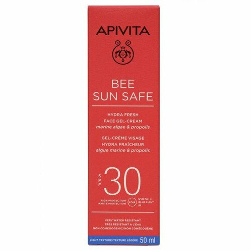 Apivita Bee Sun Safe Crema Gel Viso Hydra Fresh SPF30 50 ml