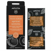 Apivita Express Beauty Apricot Scrub Viso Esfoliante Delicato 2x8 ml