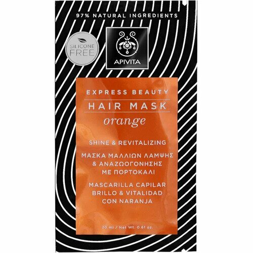 Apivita Maschera Per Capelli Illuminante e Rivitalizzante 20 ml