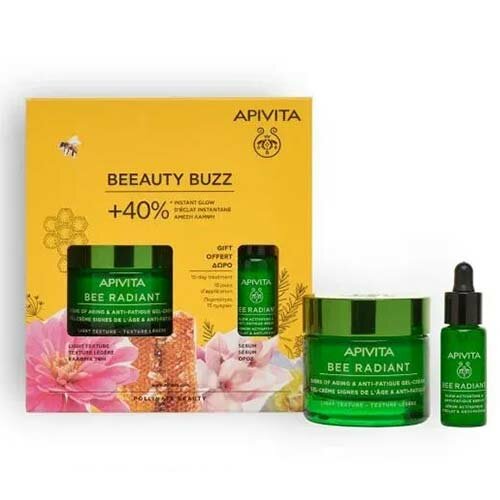Apivita Set Bee Radiant Crema Gel Leggera 50 ml + Siero 10 ml