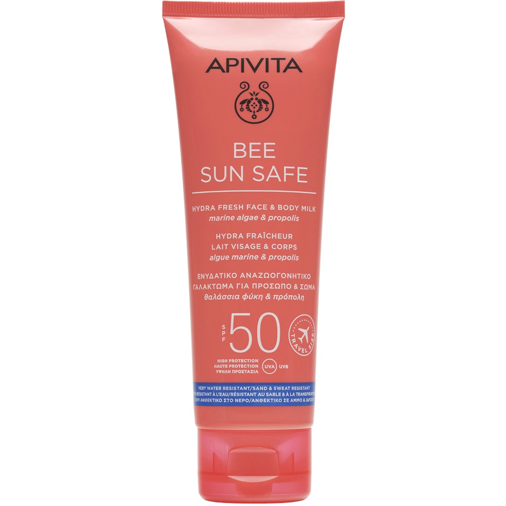 Apivita travel size sun spf50