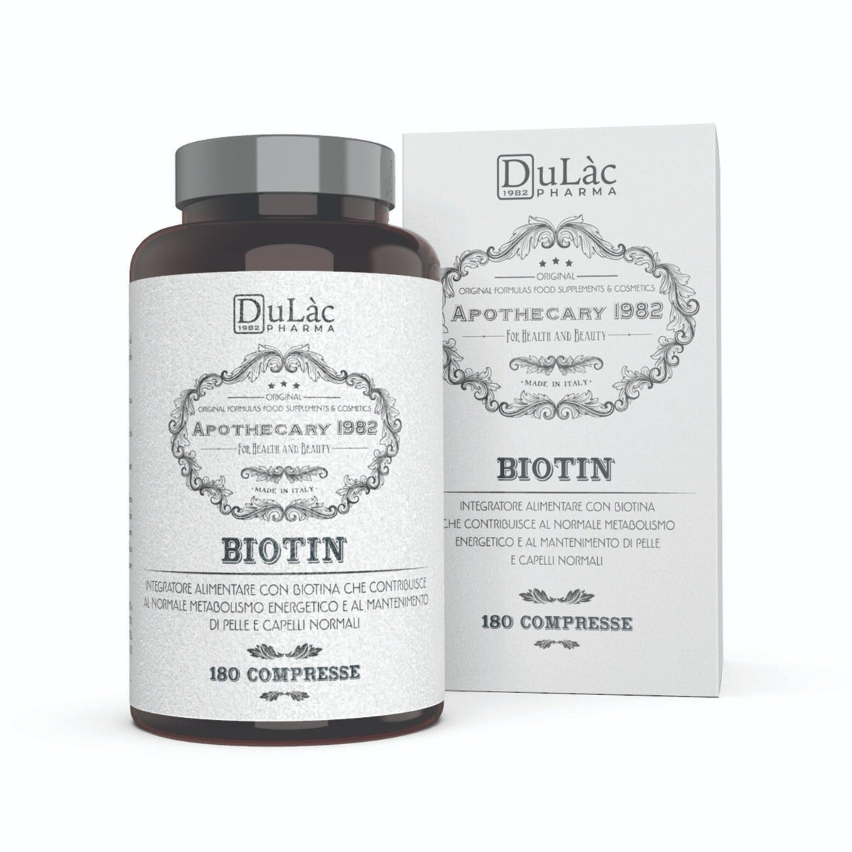 Apothecary biotin 180 compresse