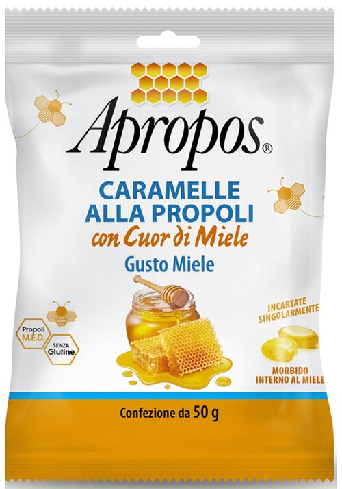 Apropos caramelle dure miele cuor di miele 50 g