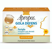 Apropos Gola DefensPro Mal di Gola 20 pastiglie Miele Limone
