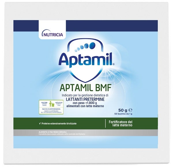 Aptamil bmf alimento a fini medici speciali dalla nascita 50 buste