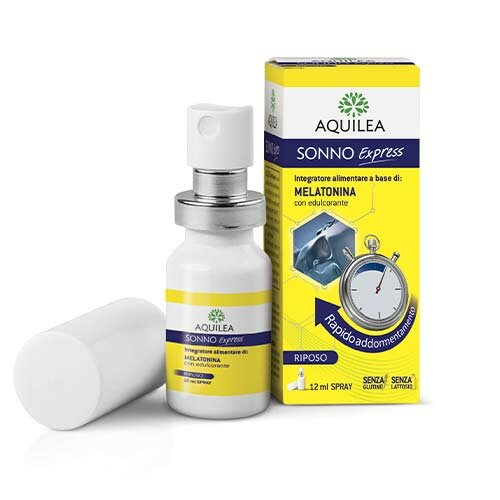 Aquilea Sonno Express Integratore Per Il Riposo Spray 12 ml