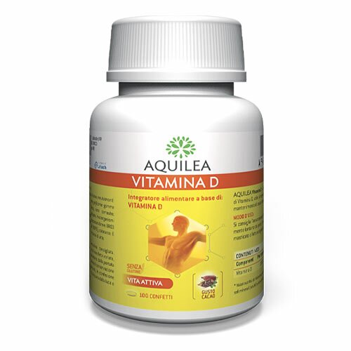 Aquilea Vitamina D Integratore Benessere Denti e Ossa 100 Confetti