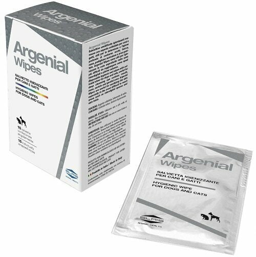 Argenial salviette igienizzanti cani/gatti 15 pezzi
