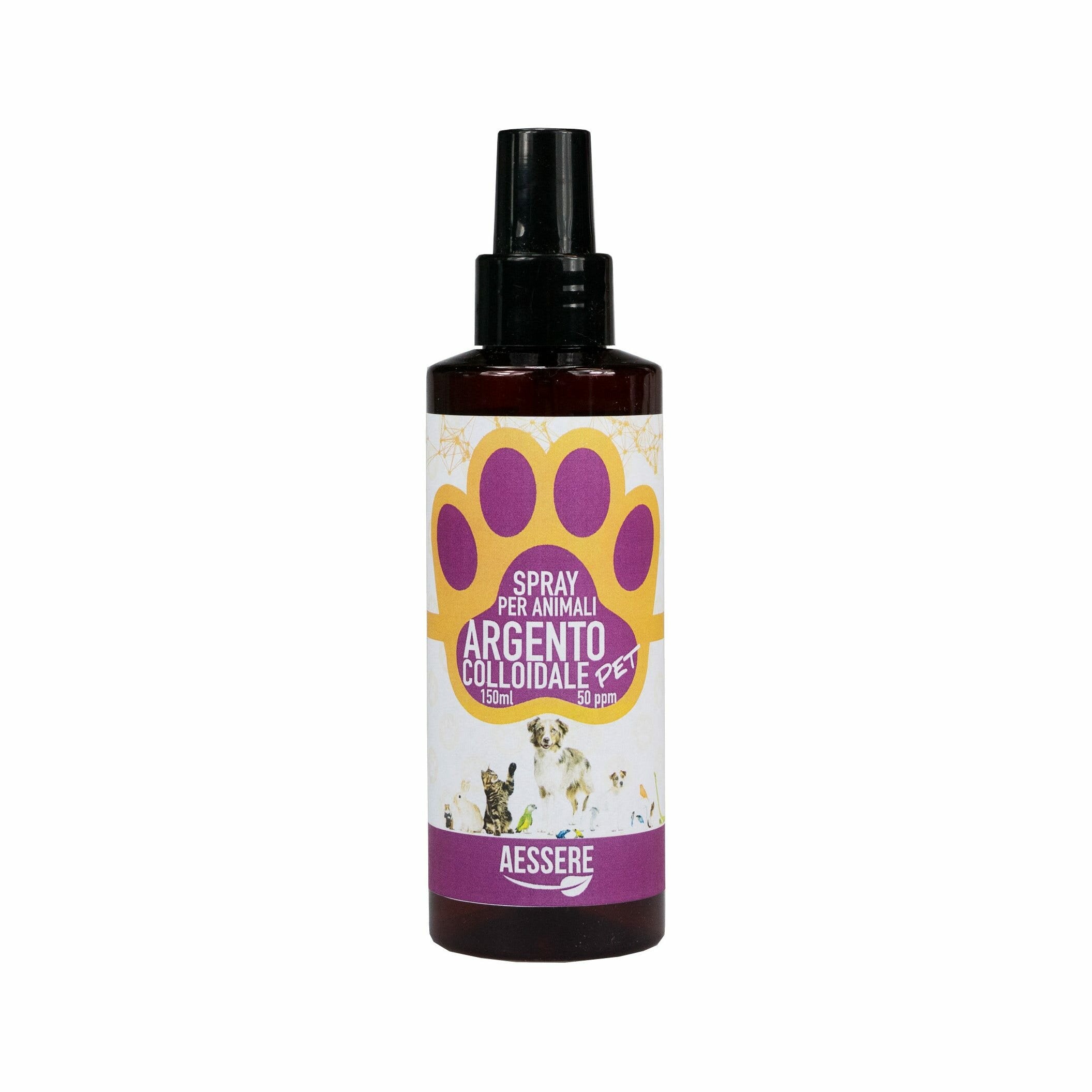 Argento colloidale pet spray 50ppm 150 ml