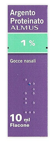 Argento proteinato 1% orl adulti almus gocce 10 ml