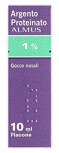 Argento proteinato 1% orl adulti almus gocce 10 ml