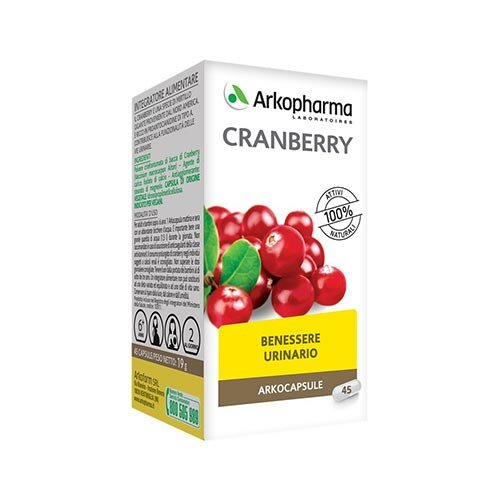 Arkocapsule Cranberry Bio Integratore Per Il Benessere Delle Vie Urinarie 45 Capsule