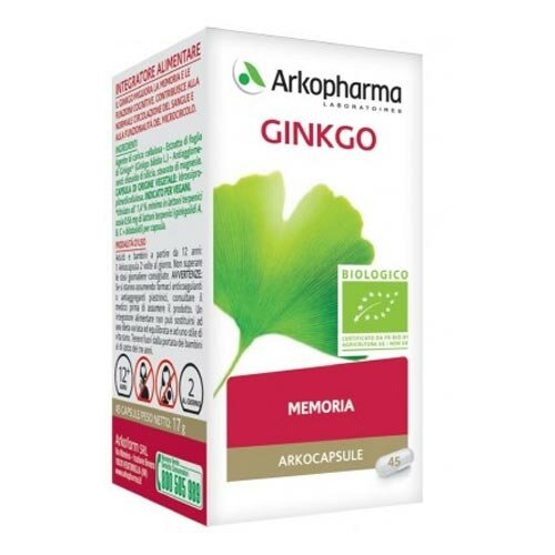 Arkocapsule Ginkgo Bio Integratore Per La Memoria 45 Capsule