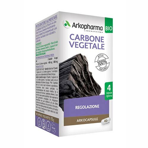Arkocps carbone vegetale bio 40 capsule