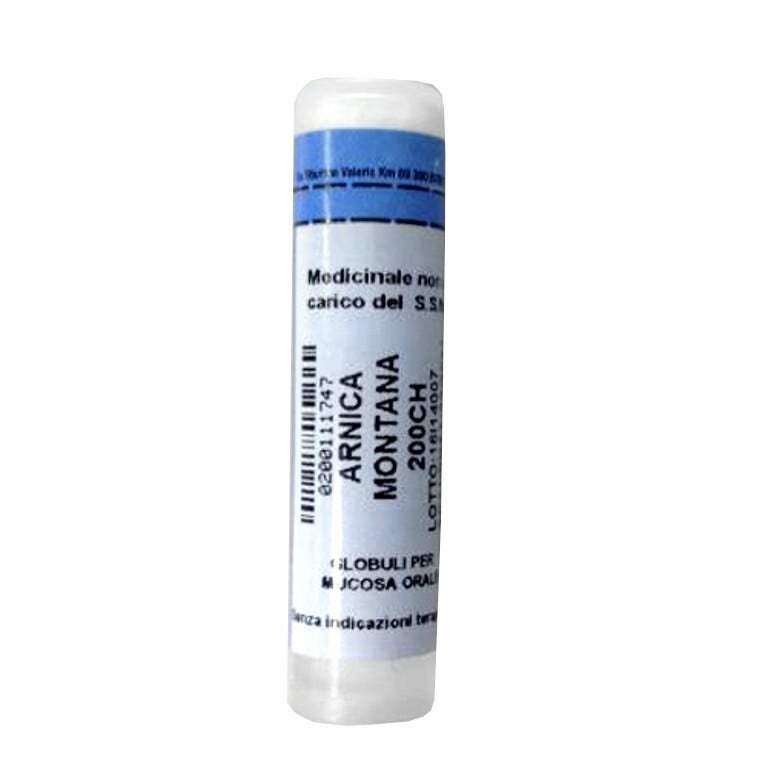 Arnica montana 200 ch granuli (globuli) contenitore monodoseda 1 g per mucosa orale