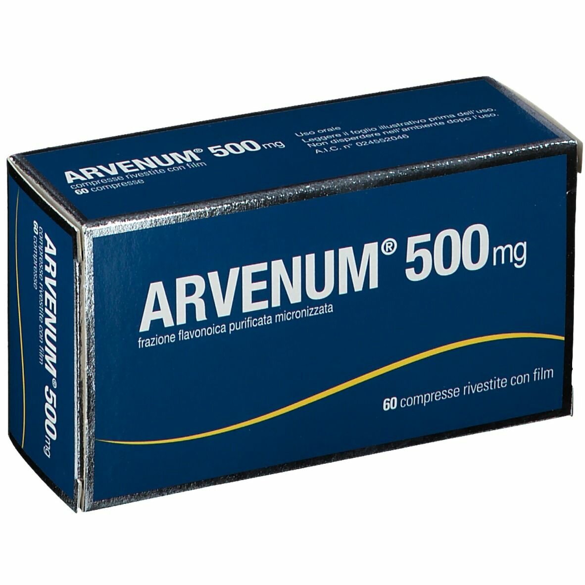 Arvenum 500 Microcircolo 60 compresse rivestite 500mg