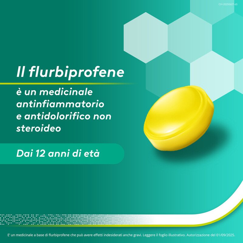 Aspi Gola Antinfiammatorio Mal di Gola 16 Caramelle Miele-lim