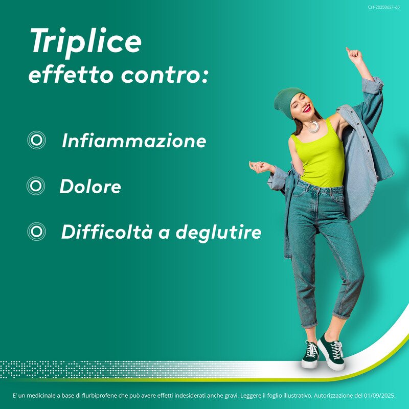 Aspi Gola Antinfiammatorio Mal di Gola 24 Caramelle Miele-lim