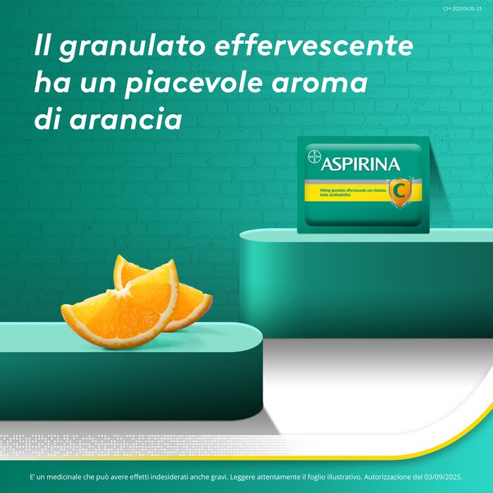 Aspirina C per Raffreddore Febbre e Influenza 10 Buste