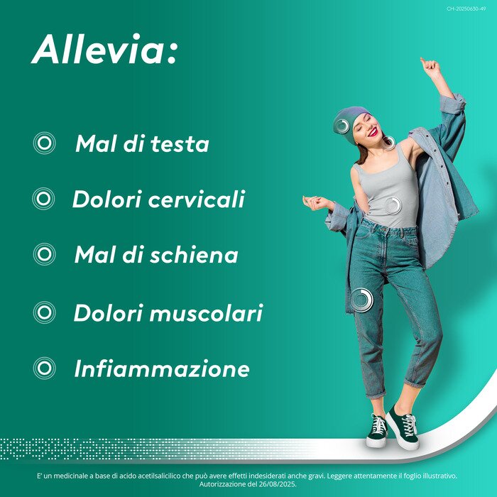 Aspirina Dolore e Infiammazione Antidolorifico 20 Compresse