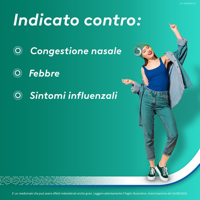 Aspirina Influenza e Naso Chiuso Decongestionante 20 Bustine